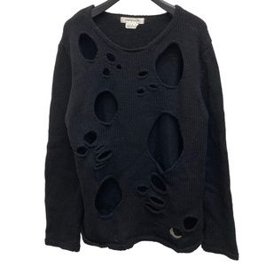 Comme des Garçons- Cut Out Sweater ‘Black’